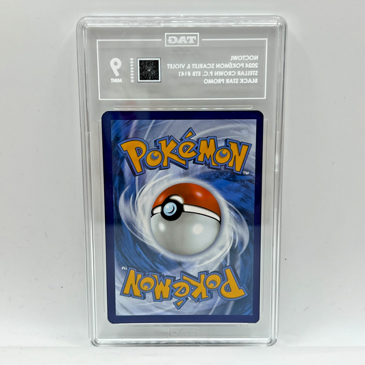 Noctowl 141 Black Star Promo Card Stellar Crown Pokemon Center PSA TAG 9