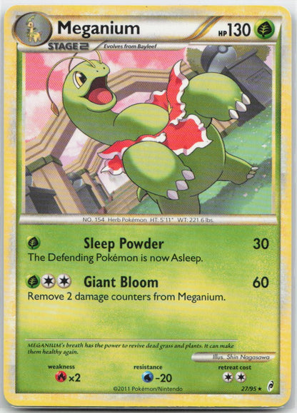 Meganium Normal Rare 27/95 Call of Legends LP