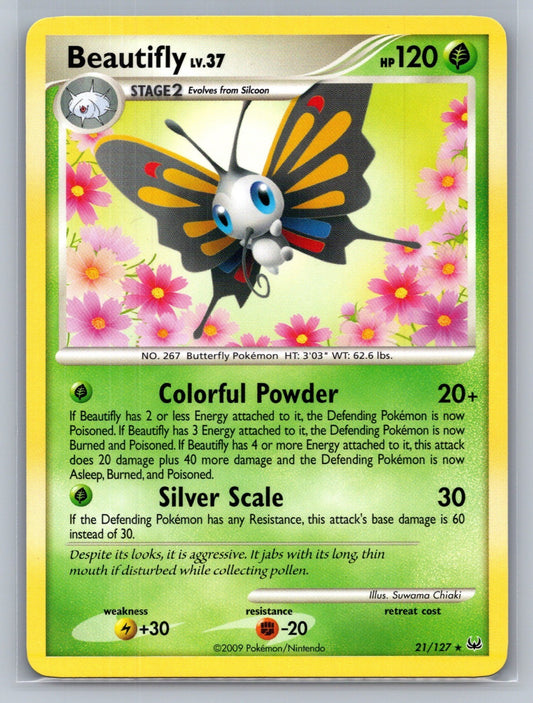 Beautifly Rare 21/127 Platinum NM