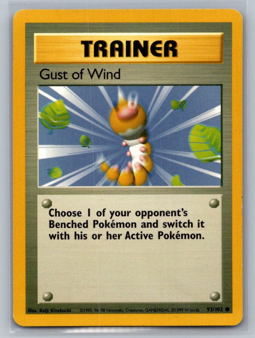 Gust of Wind Common 093/102 Base Set LP