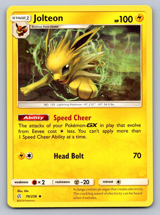 Jolteon Uncommon 70/236 SM - Cosmic Eclipse NM