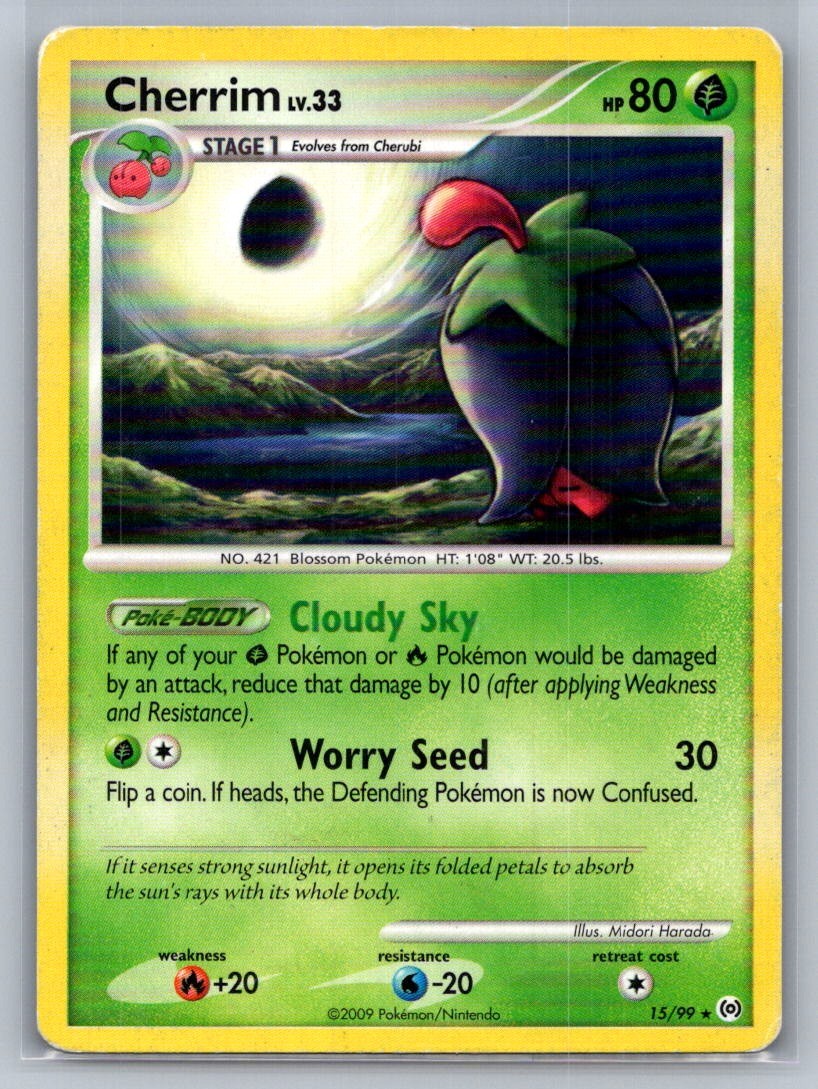 Cherrim Rare 15/99 Arceus LP