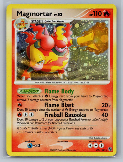 Magmortar - 31/132 (Secret Wonders) Holo Holo Rare 031/132 Deck Exclusives LP