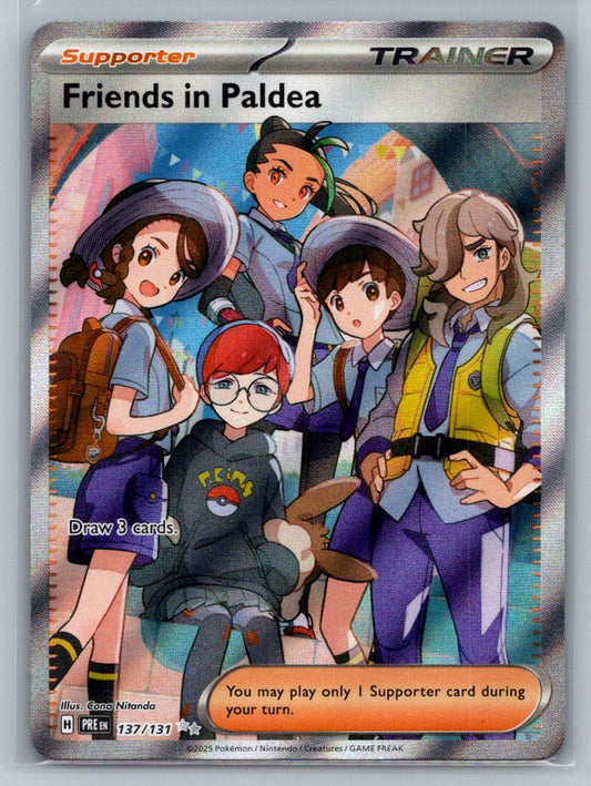 Friends in Paldea Holo Ultra Rare 137/131 SV: Prismatic Evolutions NM