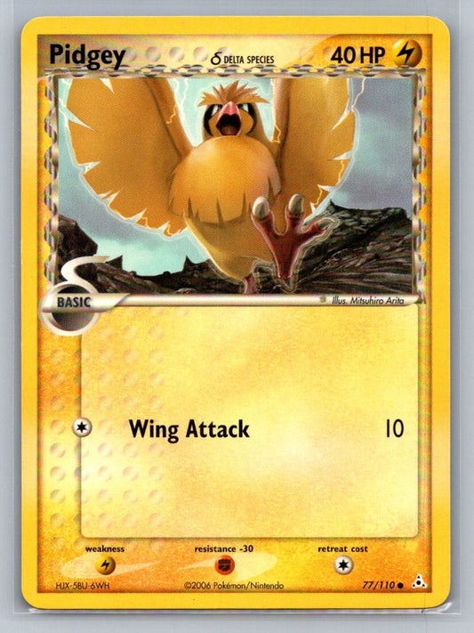 Pidgey (Delta Species) Common 77/110 Holon Phantoms LP