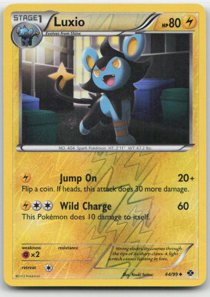 Luxio (44) Reverse Holo Uncommon 44/99 Next Destinies NM
