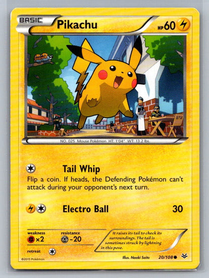 Pikachu Common 20/108 XY - Roaring Skies LP