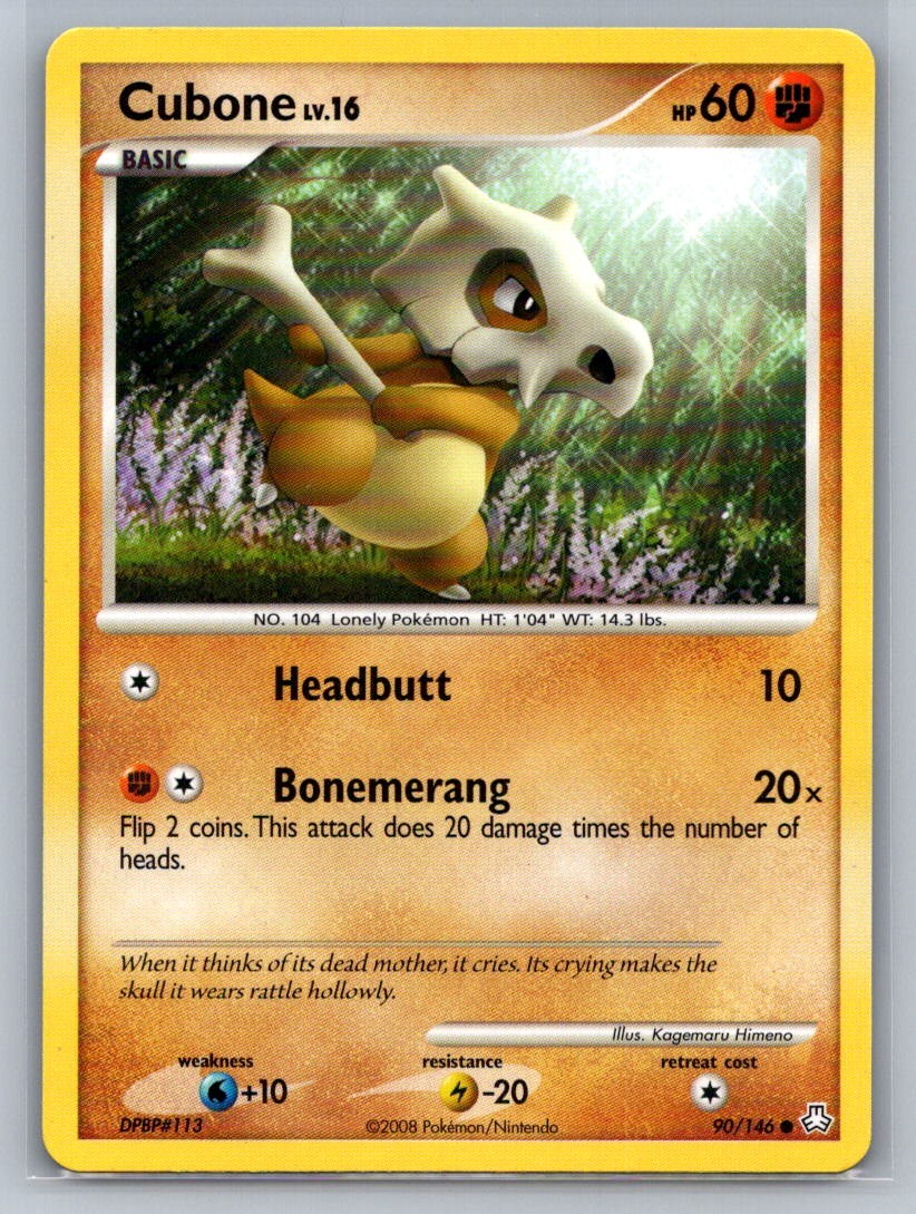 Cubone Normal 90/146 Legends Awakened LP