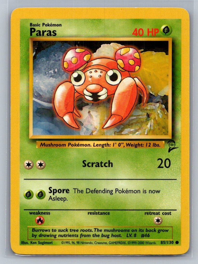 Paras Common 085/130 Base Set 2 LP