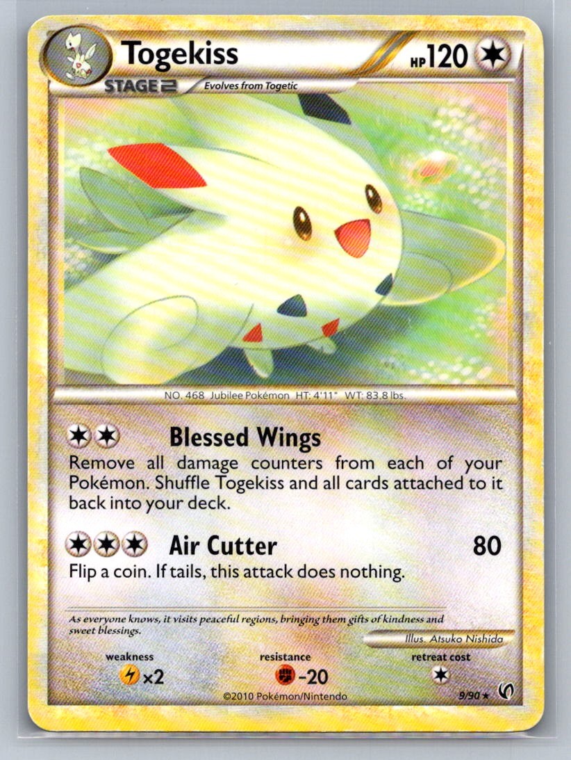 Togekiss - 9/90 (HGSS Undaunted) Rare 009/090 Deck Exclusives MP