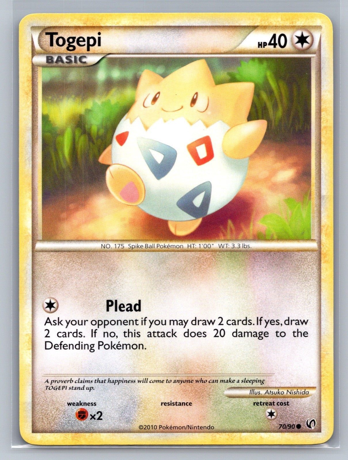 Togepi Common 70/90 Undaunted LP