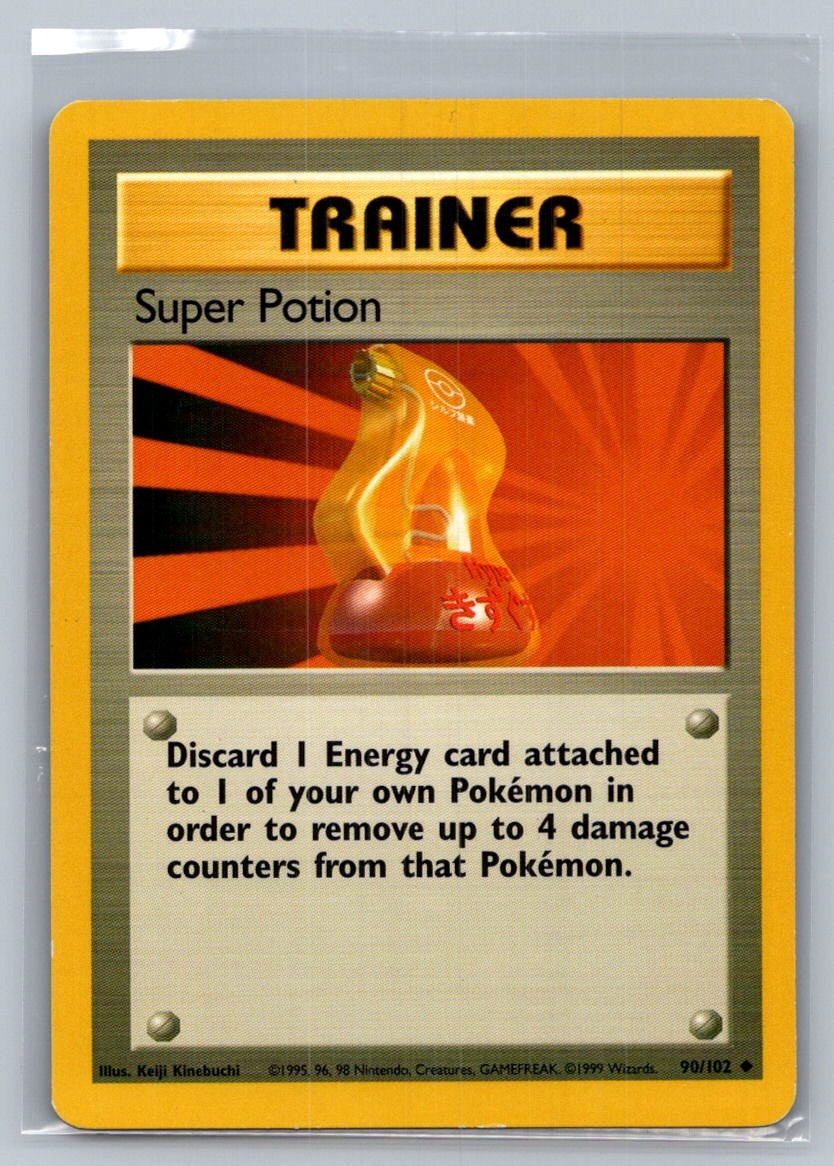 Super Potion Uncommon 090/102 Base Set LP