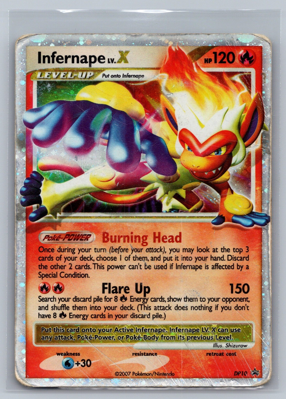 Infernape LV.X - Holo Promo DP10 Diamond and Pearl Promos MP