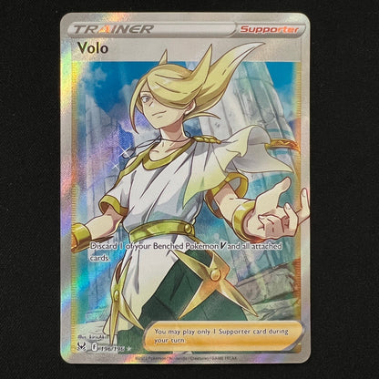 Volo (Full Art) Holo Ultra Rare 196/196 SWSH11: Lost Origin NM