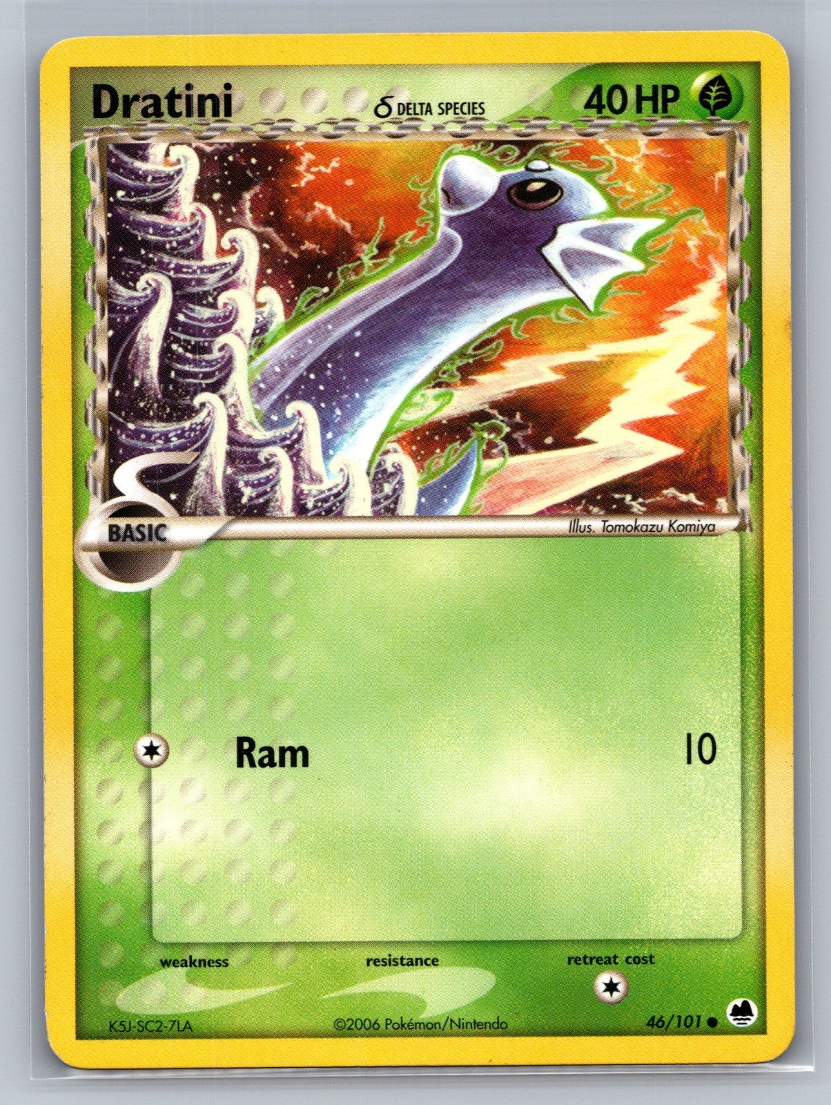 Dratini (Delta Species) Common 46/101 Dragon Frontiers LP