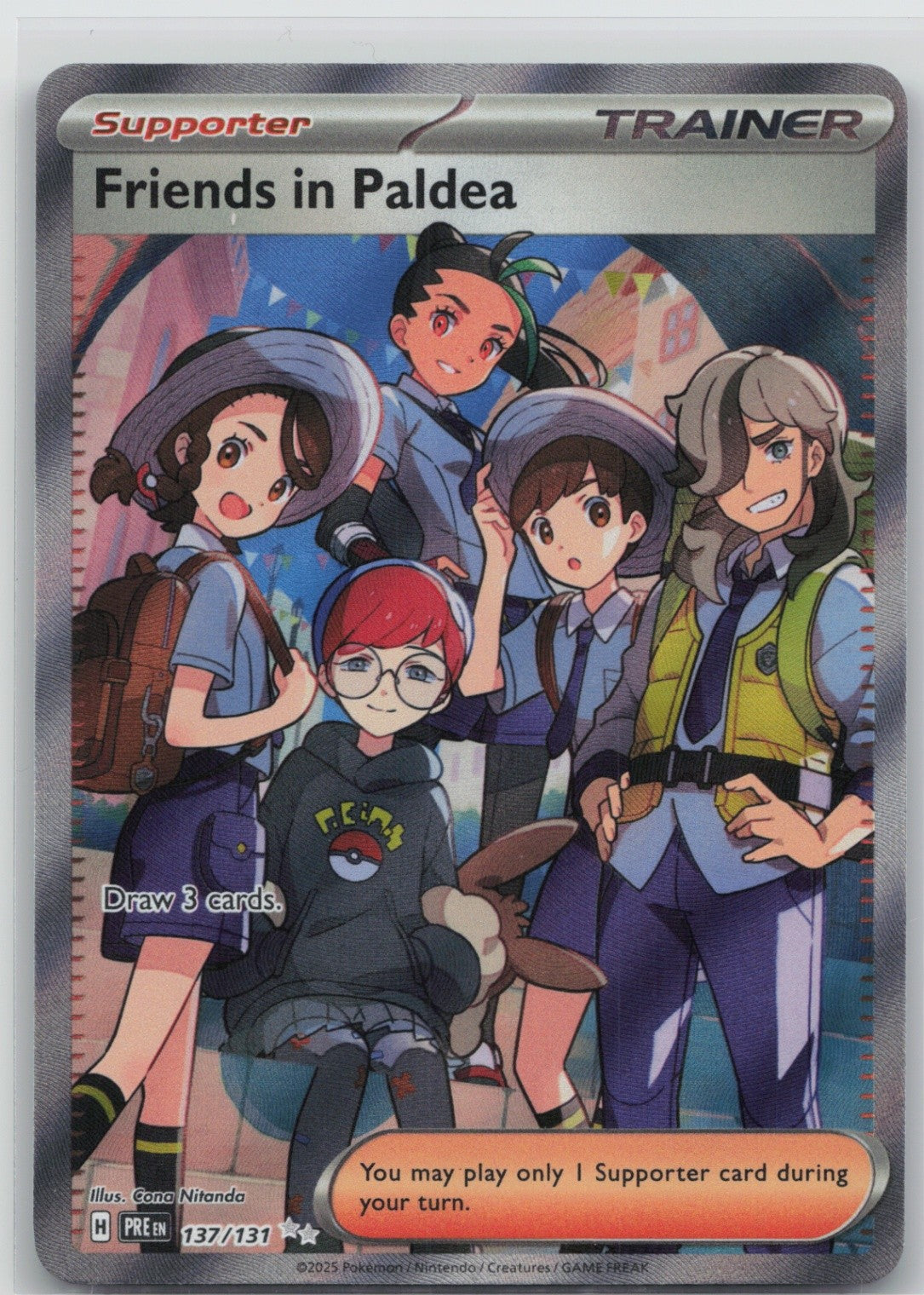 Friends in Paldea - Holo Ultra Rare 137/131 SV: Prismatic Evolutions NM