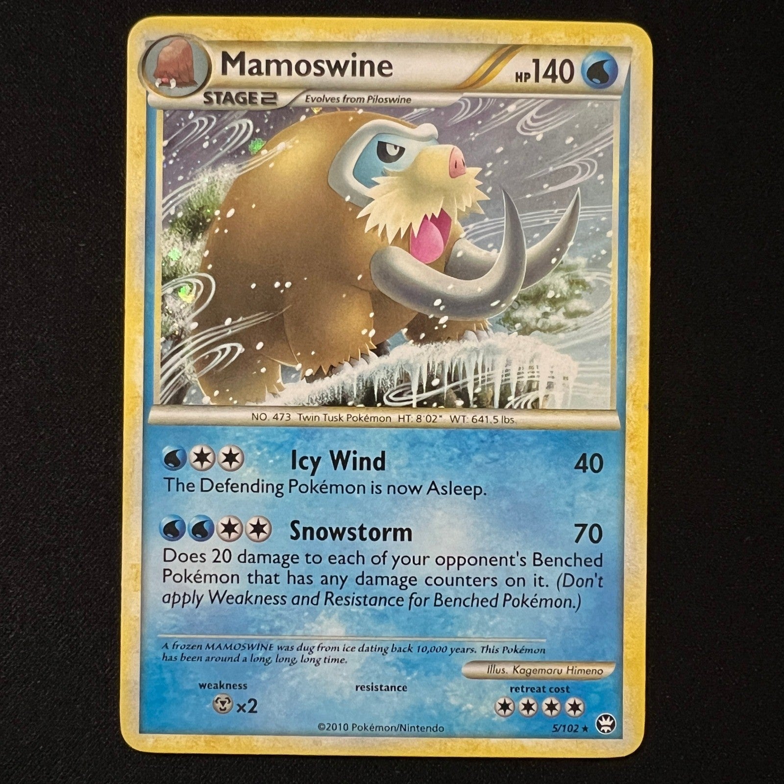 Mamoswine Holo Holo Rare 5/102 Triumphant LP