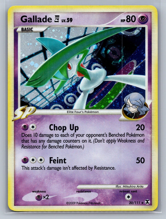 Gallade E4 Rare 20/111 Rising Rivals LP
