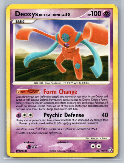 Deoxys Defense Forme Rare 25/146 Legends Awakened LP