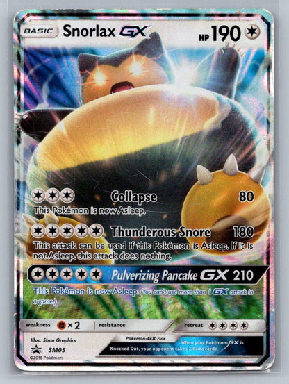Snorlax GX Holo Promo SM05 SM Promos MP