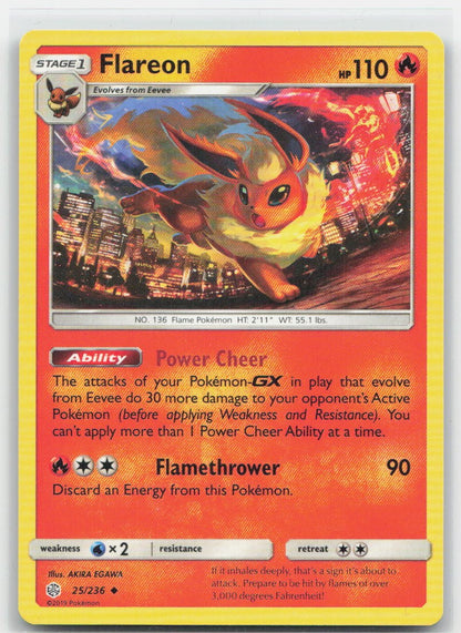 Flareon Uncommon 25/236 SM - Cosmic Eclipse NM