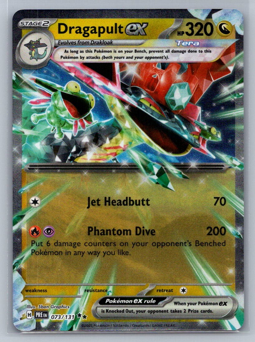 Dragapult ex - Holo Double Rare 073/131 SV: Prismatic Evolutions NM