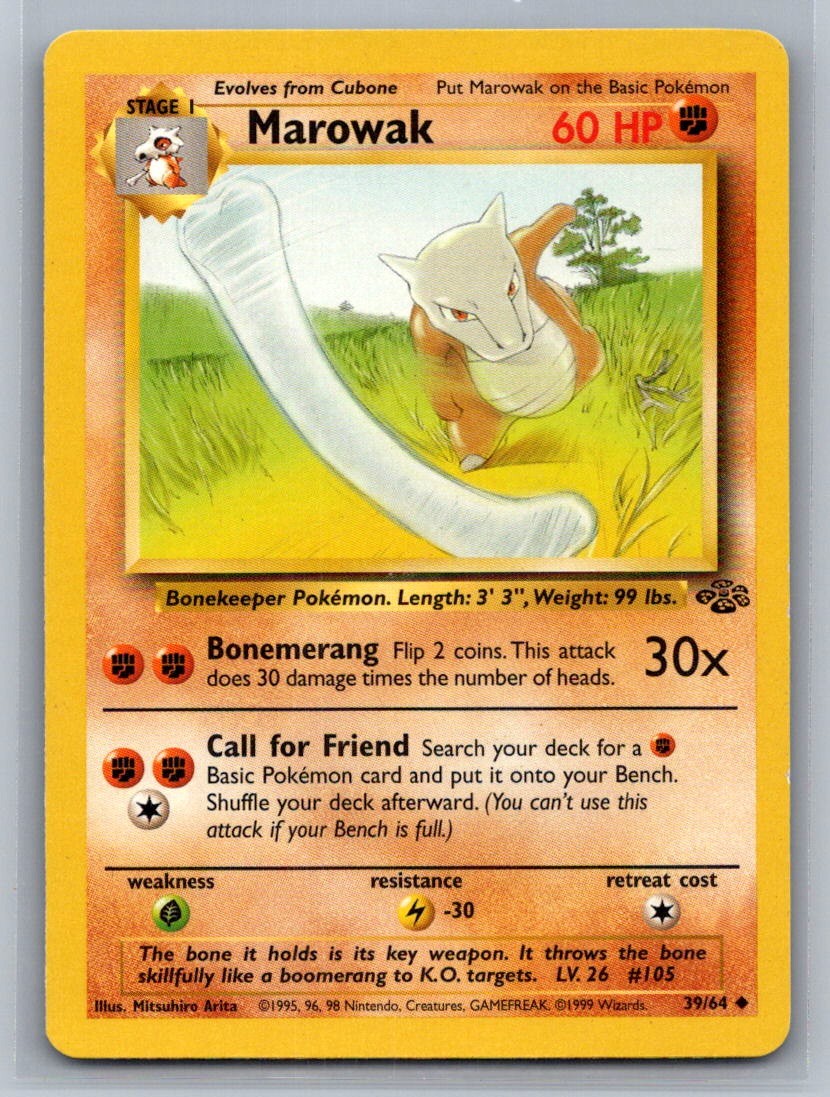 Marowak Unlimited 39/64 Jungle LP