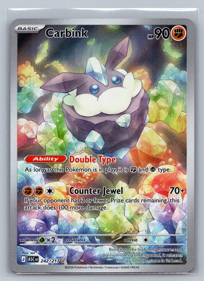 Carbink Holo Illustration Rare 242/217 ME: Ascended Heroes NM