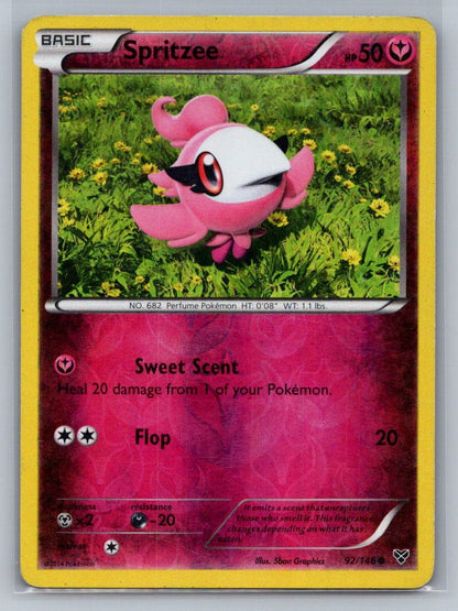 Spritzee Reverse Holo Common 92/146 XY Base Set MP