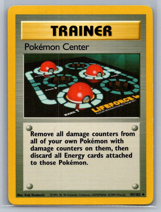 Pokemon Center Normal 085/102 Base Set LP