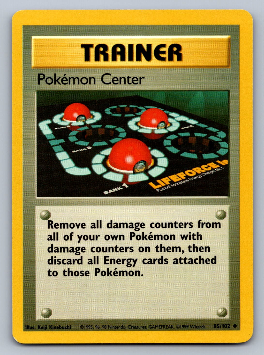 Pokemon Center Uncommon 085/102 Base Set LP