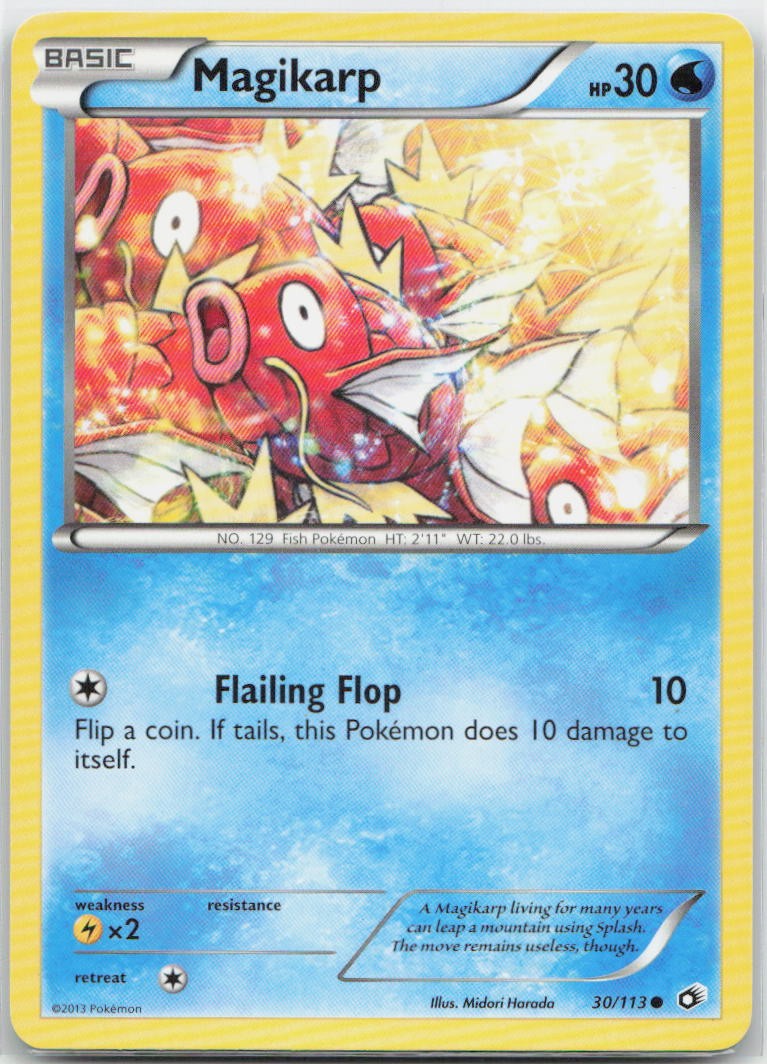 Magikarp Normal Common 30/113 Legendary Treasures LP