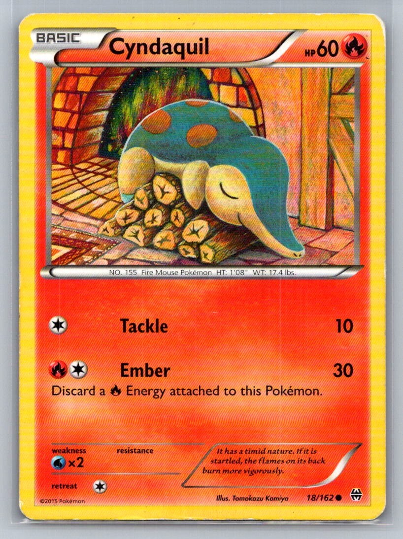 Cyndaquil Common 18/162 XY - BREAKthrough LP