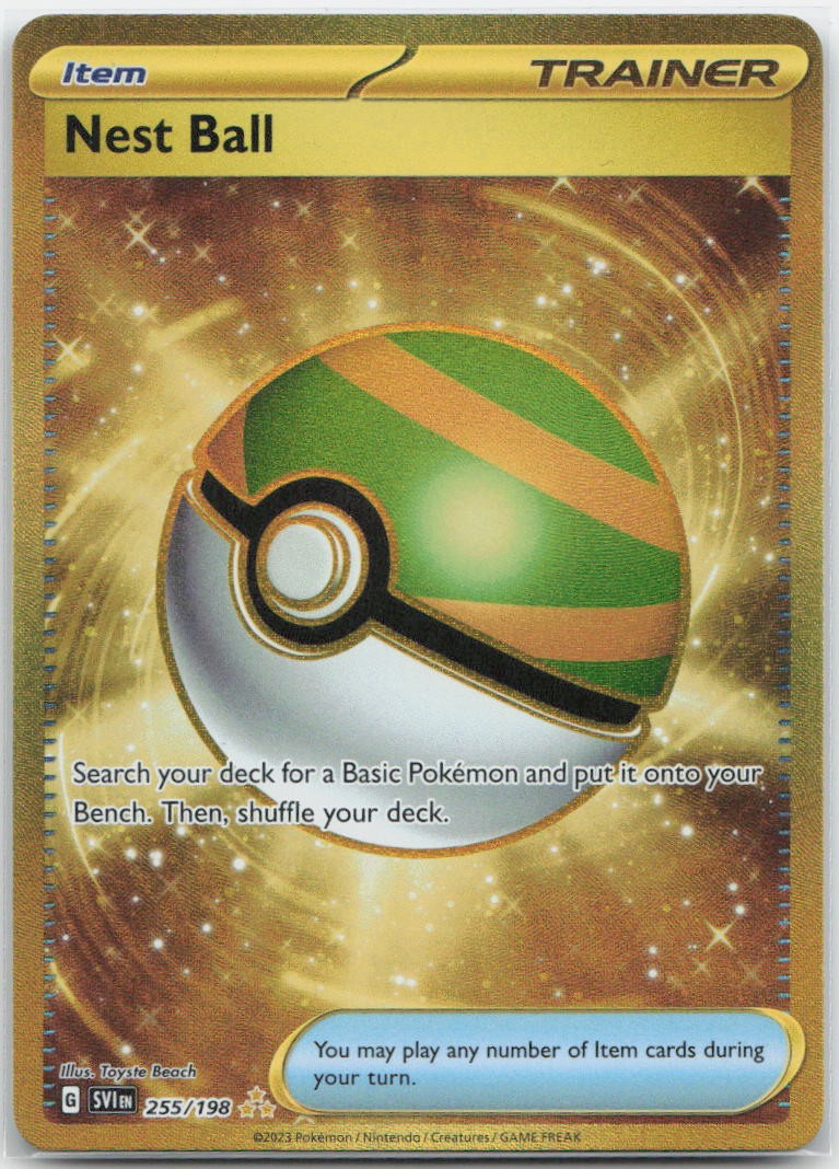 Nest Ball - Holo Hyper Rare 255/198 SV01: Scarlet & Violet Base Set NM