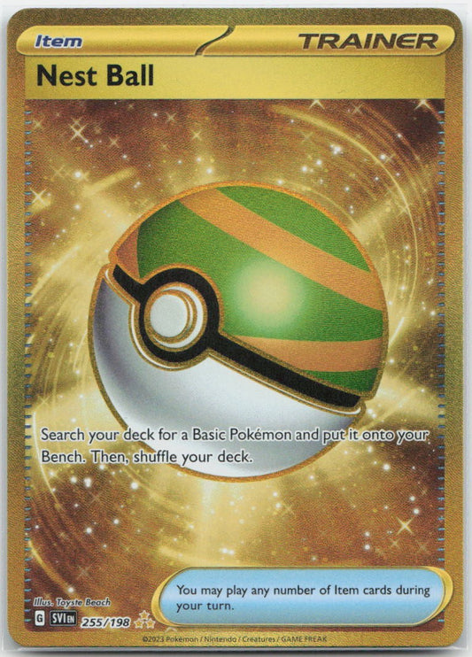 Nest Ball - Holo Hyper Rare 255/198 SV01: Scarlet & Violet Base Set NM