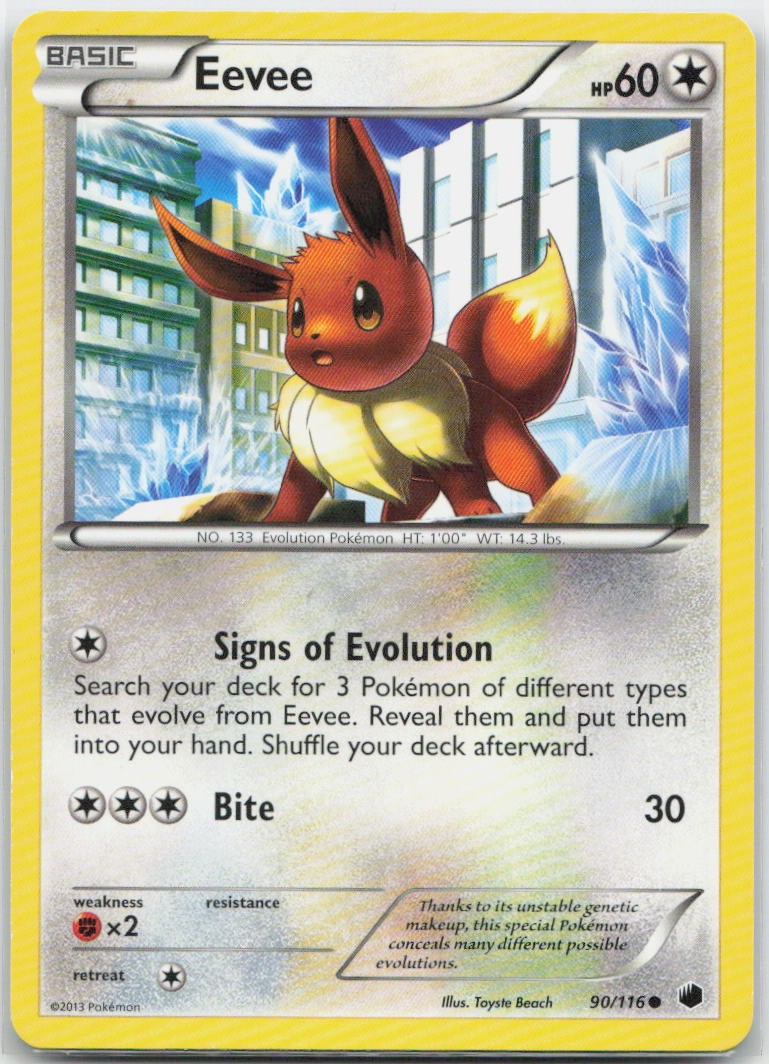 Eevee (90) Common 90/116 Plasma Freeze LP