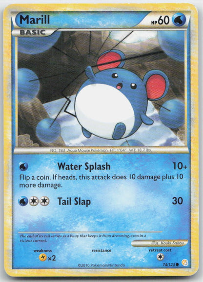 Marill Common 74/123 HeartGold SoulSilver MP