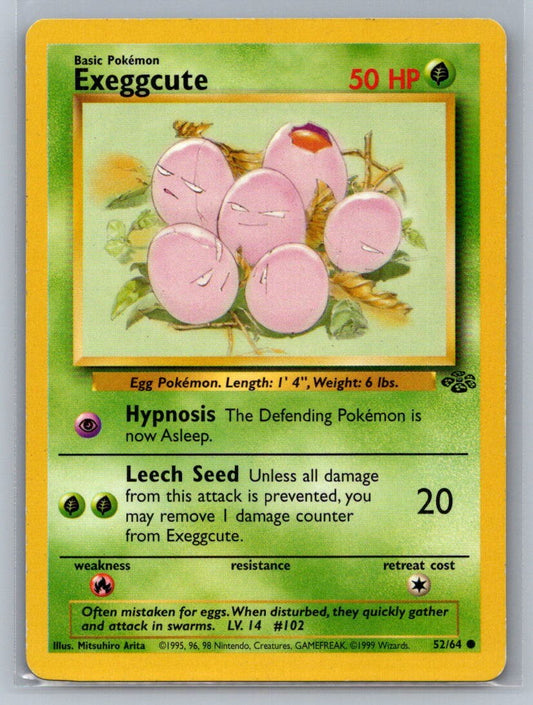 Exeggcute Unlimited Common 52/64 Jungle LP