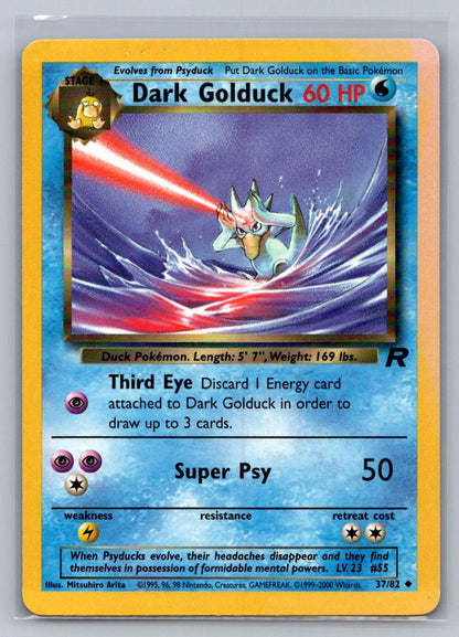 Dark Golduck Unlimited Uncommon 37/82 Team Rocket LP