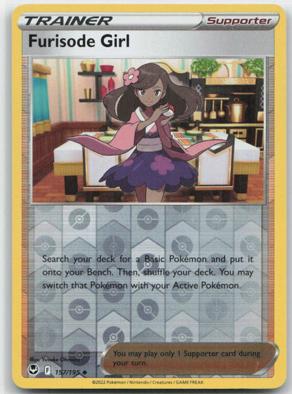 Furisode Girl Reverse Holo Uncommon 157/195 SWSH12: Silver Tempest NM