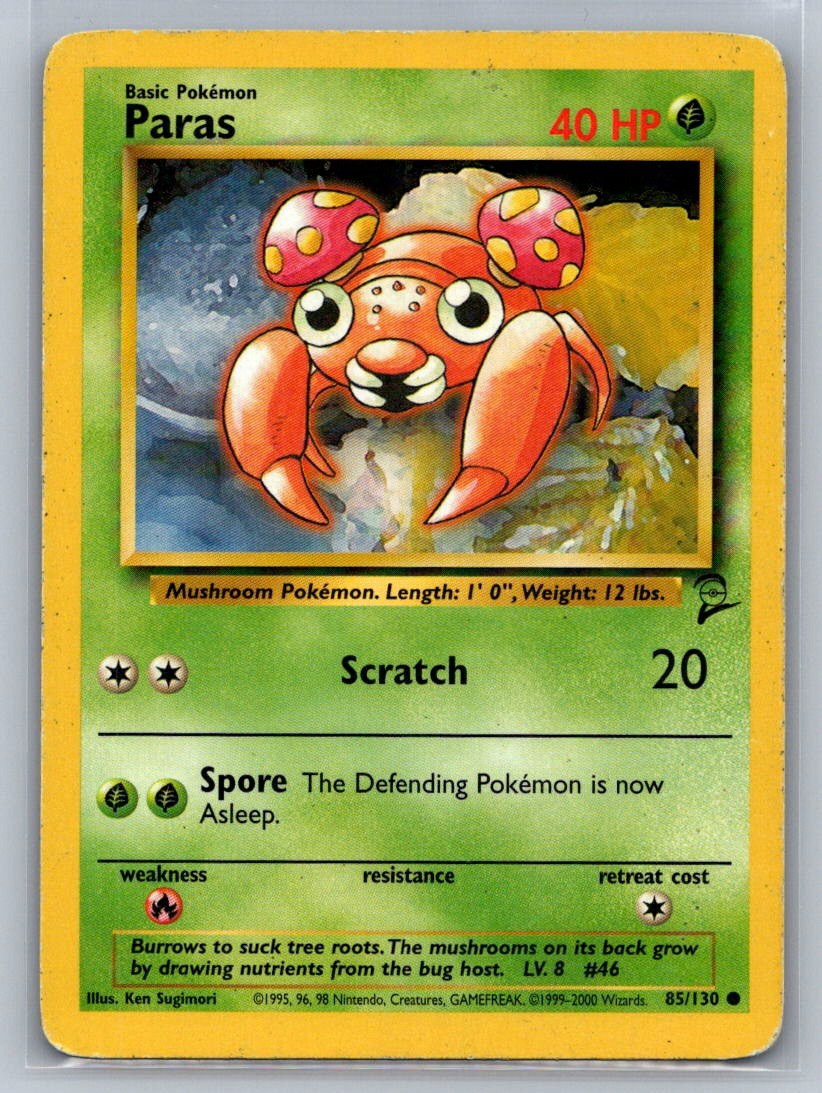 Paras Common 085/130 Base Set 2 LP