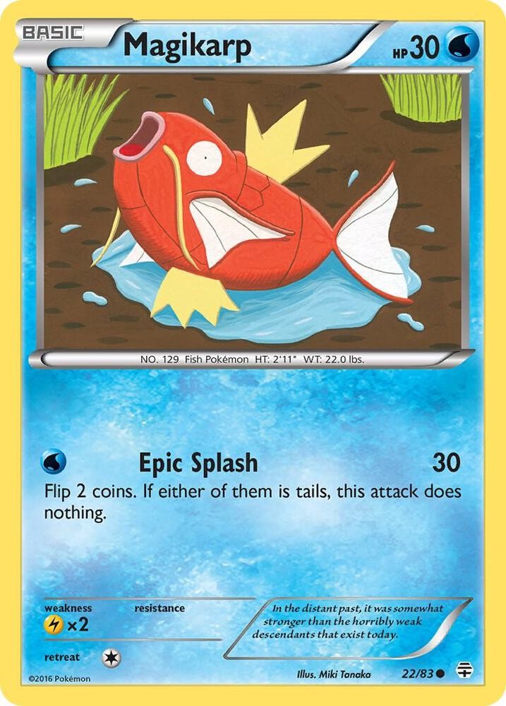 Magikarp Common 22/83 Generations LP