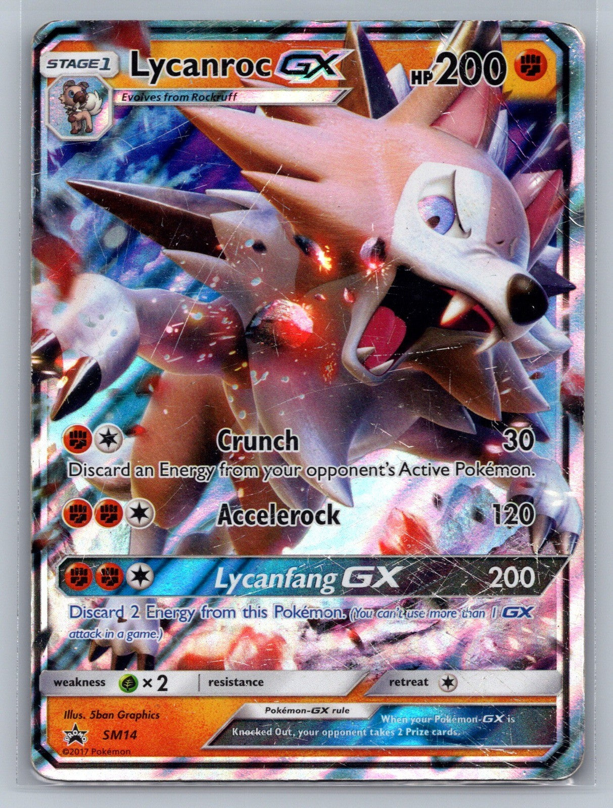 Lycanroc GX - Holo Promo SM14 SM Promos MP