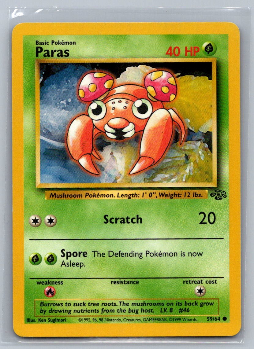 Paras Common 085/130 Base Set 2 LP