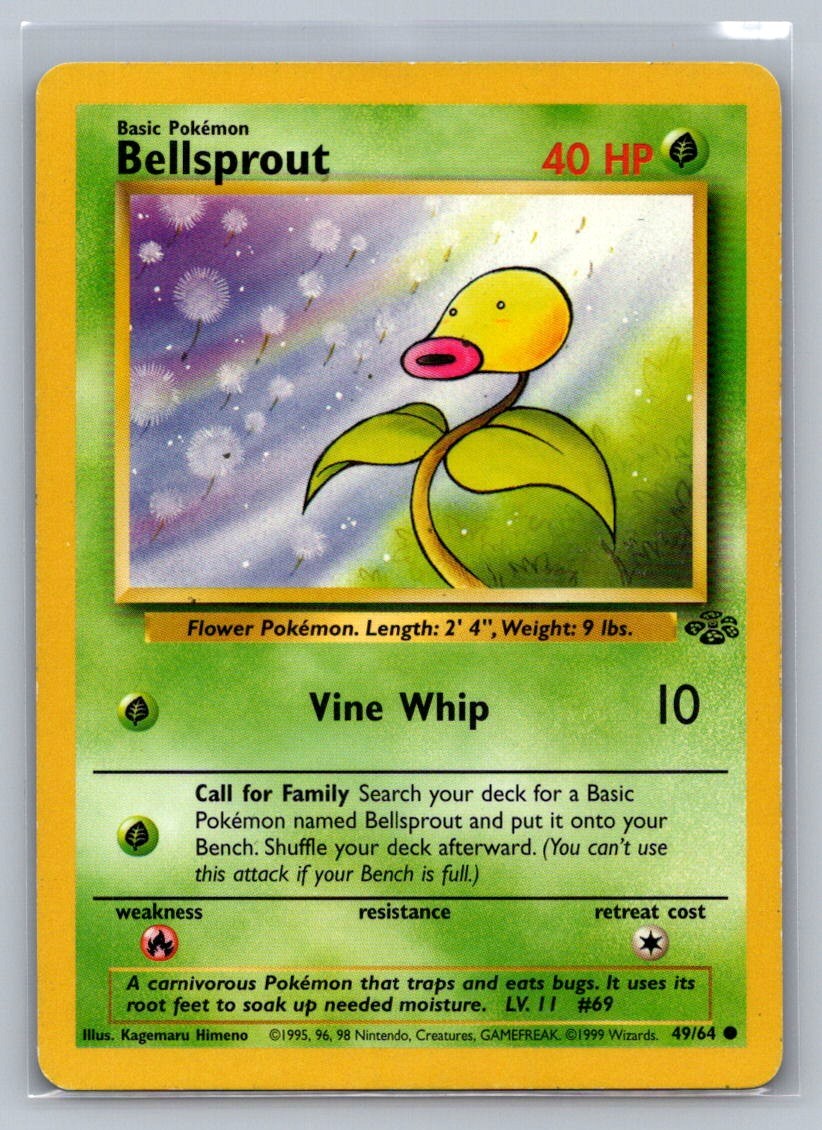Bellsprout Unlimited Common 49/64 Jungle LP