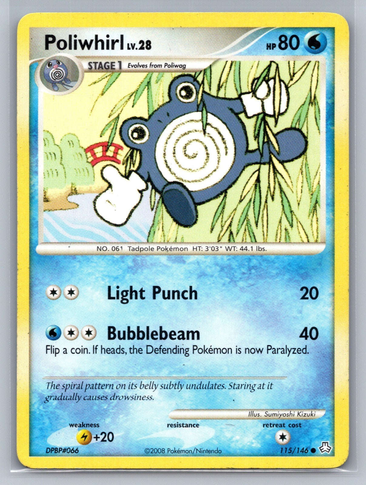Poliwhirl Common 115/146 Legends Awakened MP
