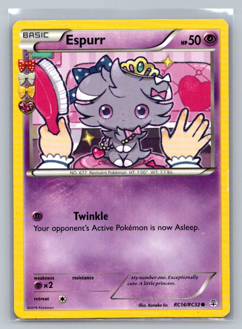 Espurr Common RC14/RC32 Generations: Radiant Collection LP