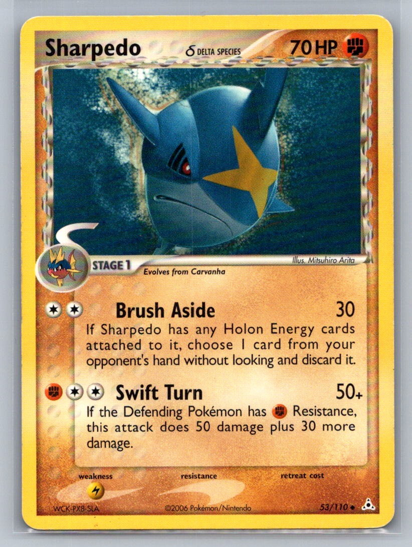 Sharpedo (Delta Species) Uncommon 53/110 Holon Phantoms LP