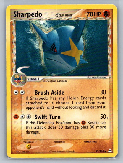Sharpedo (Delta Species) Uncommon 53/110 Holon Phantoms LP
