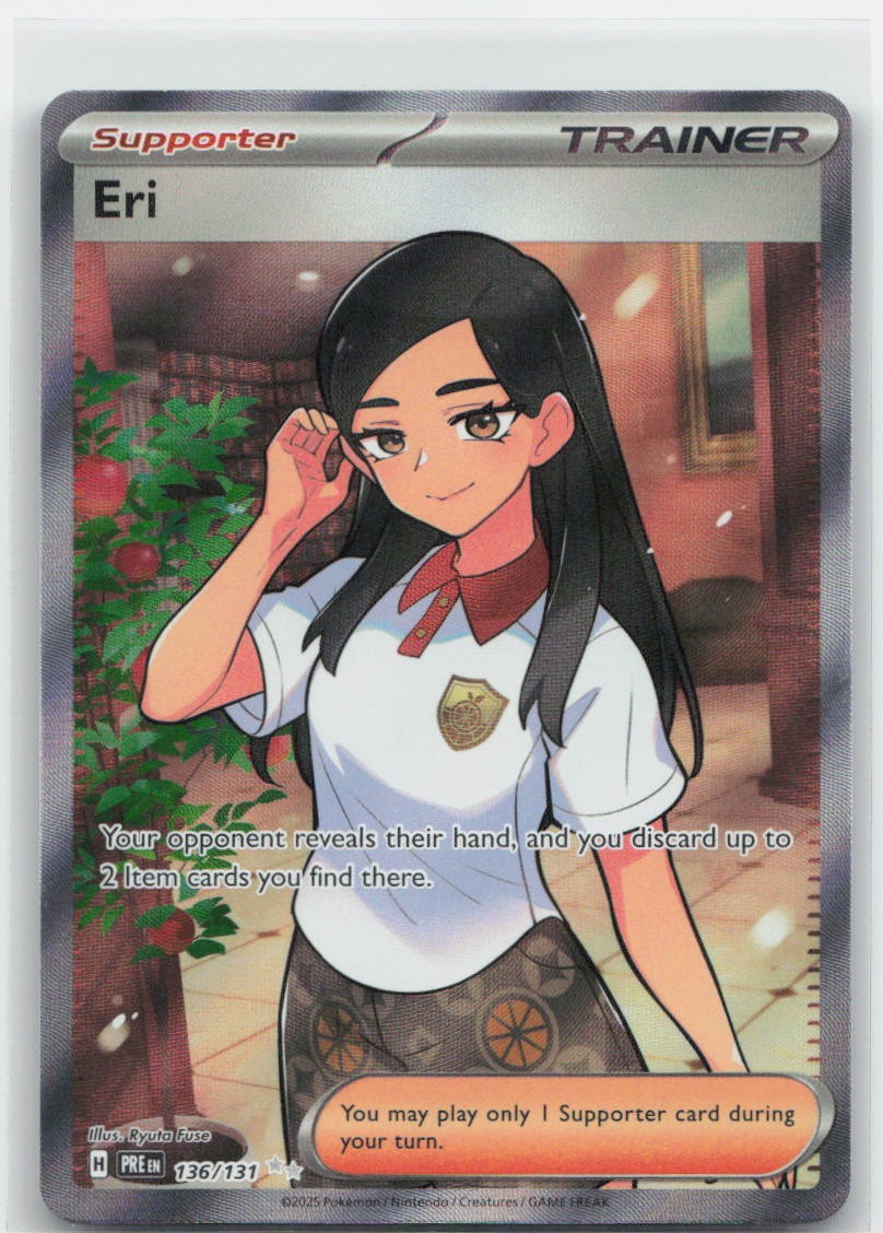 Eri Holo Ultra Rare 136/131 SV: Prismatic Evolutions NM